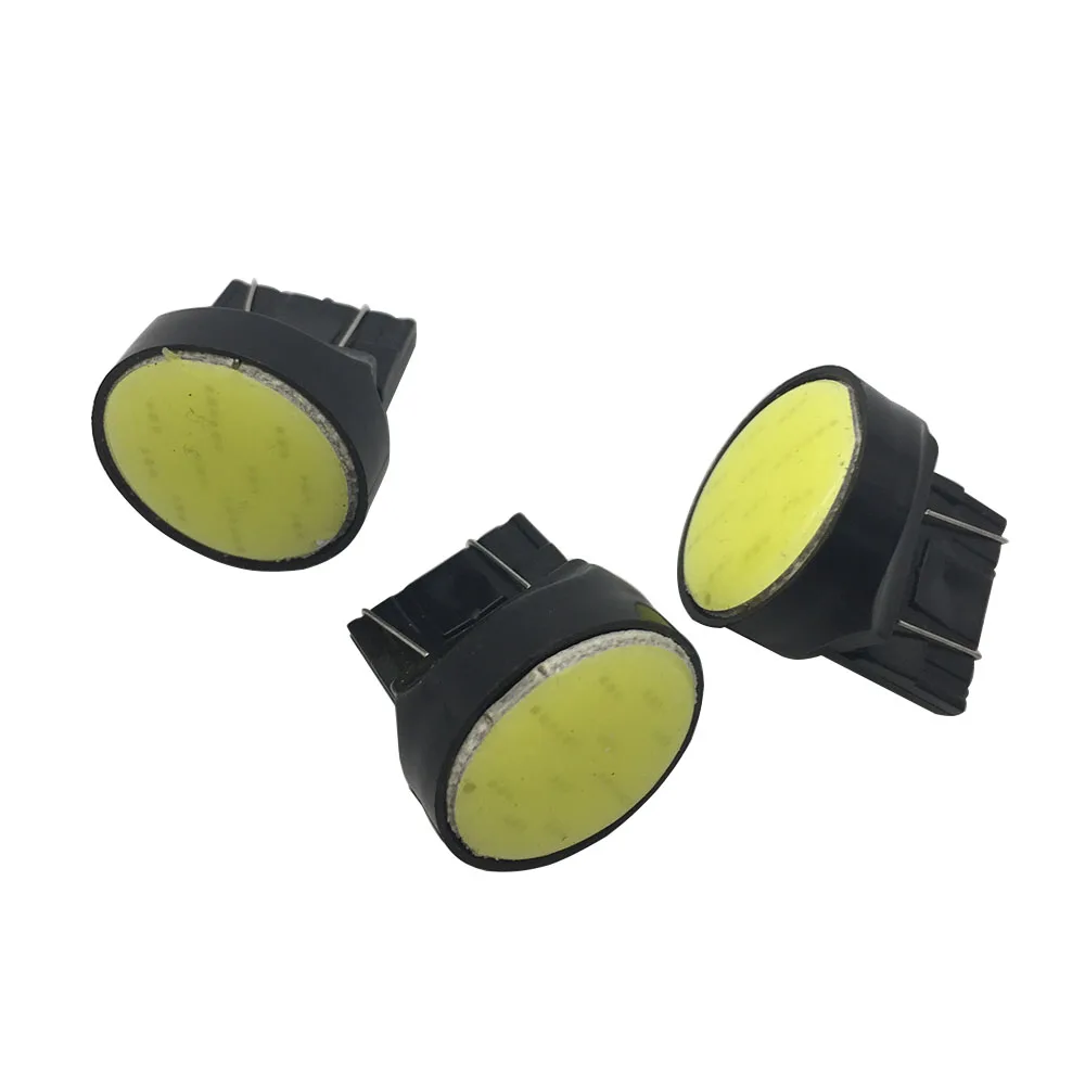 

YSY 50X W21W T20 7443 led auto led cob Car stop Backup Reverse light Rear Front signal Led Xenon White Red blue yellow DC 12V