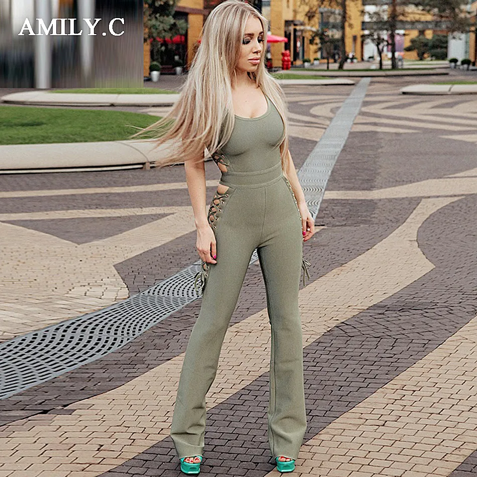 Free-Shipping-2018-New-Chic-Elegant-Side-Cross-Criss-Lace-Up-Women-Celebrity-Party-Bodysuit-Wholesale (2)_