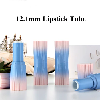

10/20/50pcs 12.1mm Gradient Pink Blue Lip Rouge/Balm Tube Cosmetic Lipstick Pipe Shell DIY Handmade New Style Makeup Pack Tools