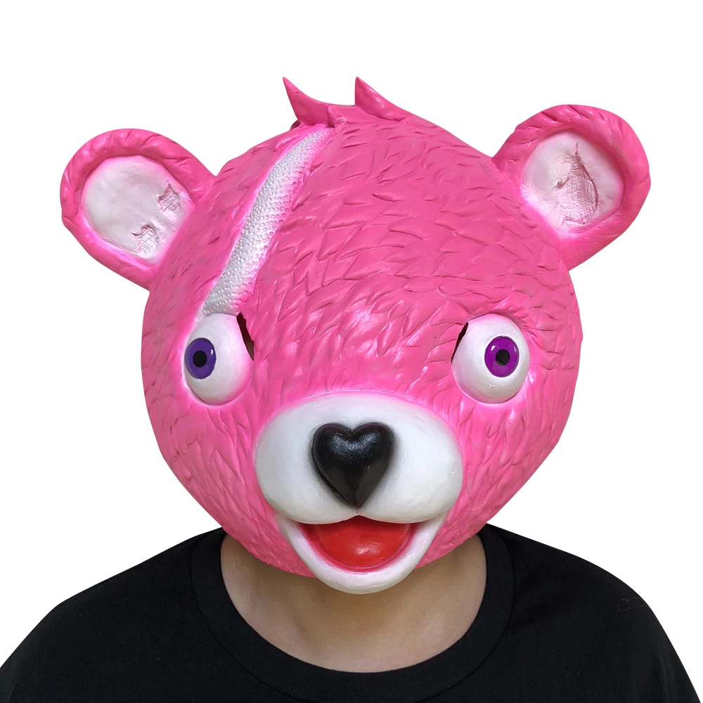 Pink Halloween Mask Fortnitecosplay Mask Adult Cosplay Costume - pink halloween mask fortnitecosplay mask adult cosplay costume cuddle panda team leader cosplay funny party masks game costume in game costumes from novelty