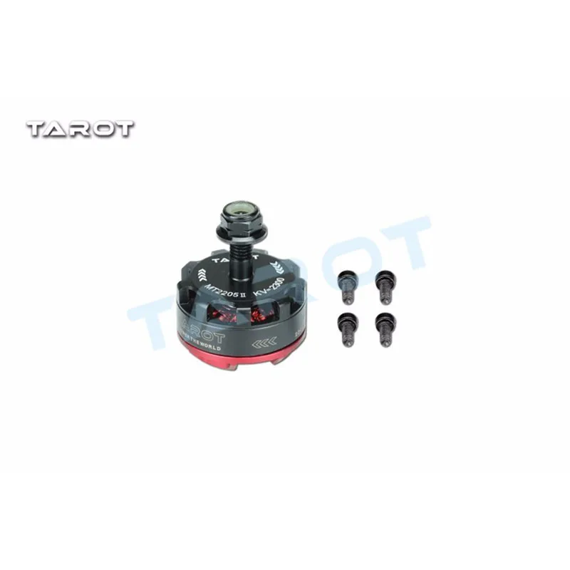 

Tarot MT2205 II 2300KV CCW Brusheless Motor with Black Screw Nut For FPV Flight Controller Racer