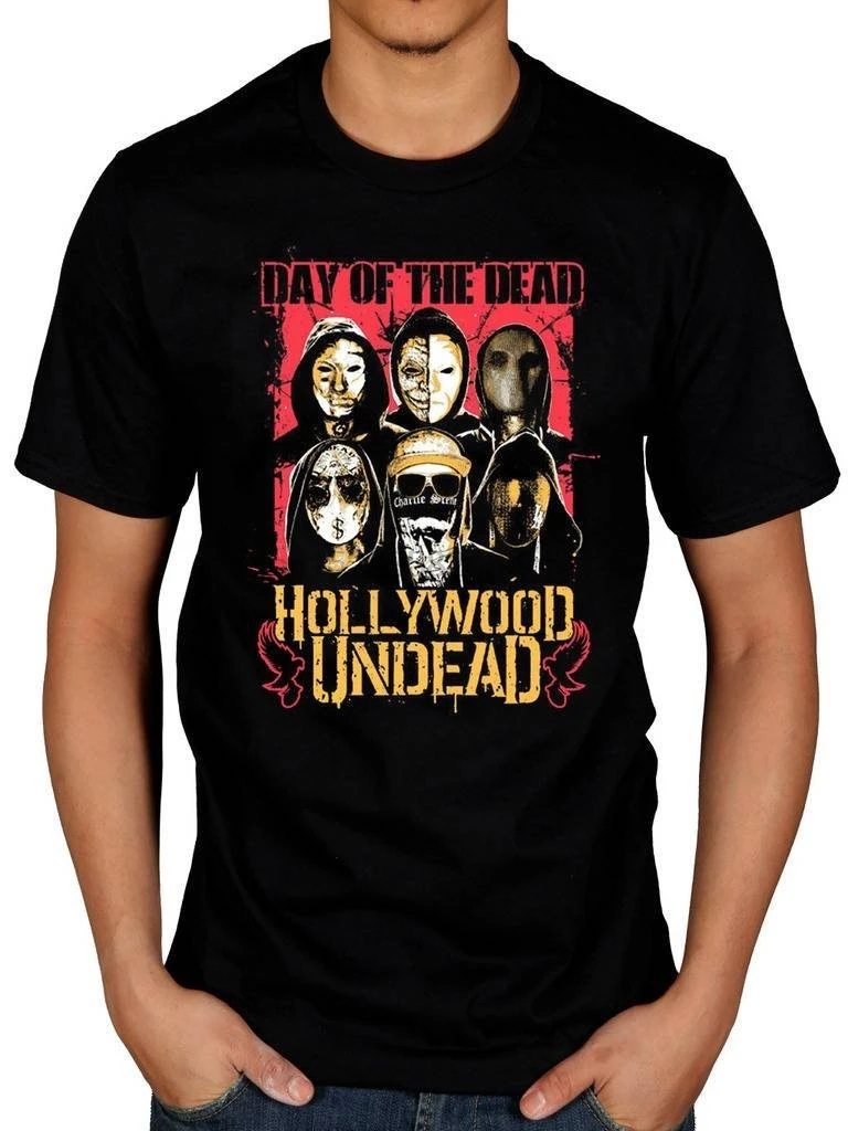 

Hollywood Undead Day of The Dead Faces T-Shirt(2)