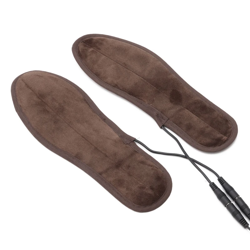 USB электрическим приводом плюшевые меховые отопление стельки зимняя Утепленная одежда обувь стельки