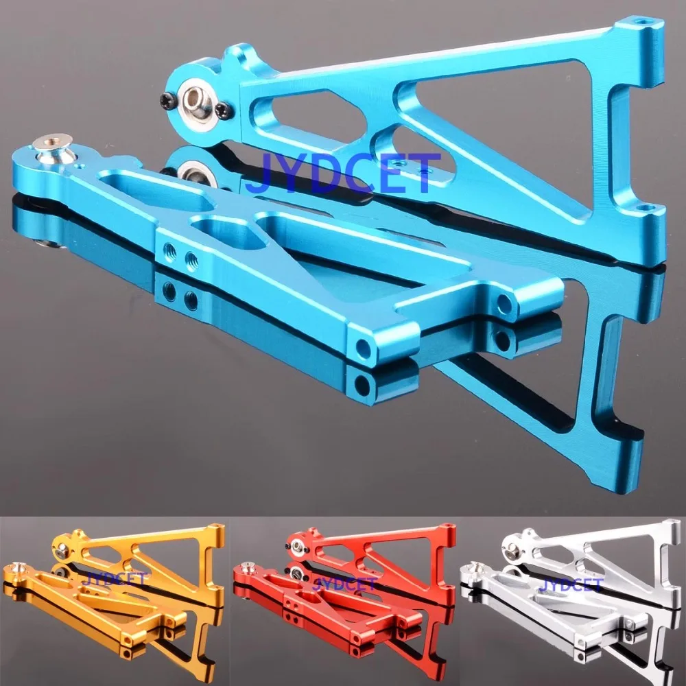 33602 Aluminum Front Lower Suspension Arm 2pcs For Rc Model Car 1/10 Himoto Big Foot Monster Truck E10Mtl E10Mt E10Bp Part | Игрушки и