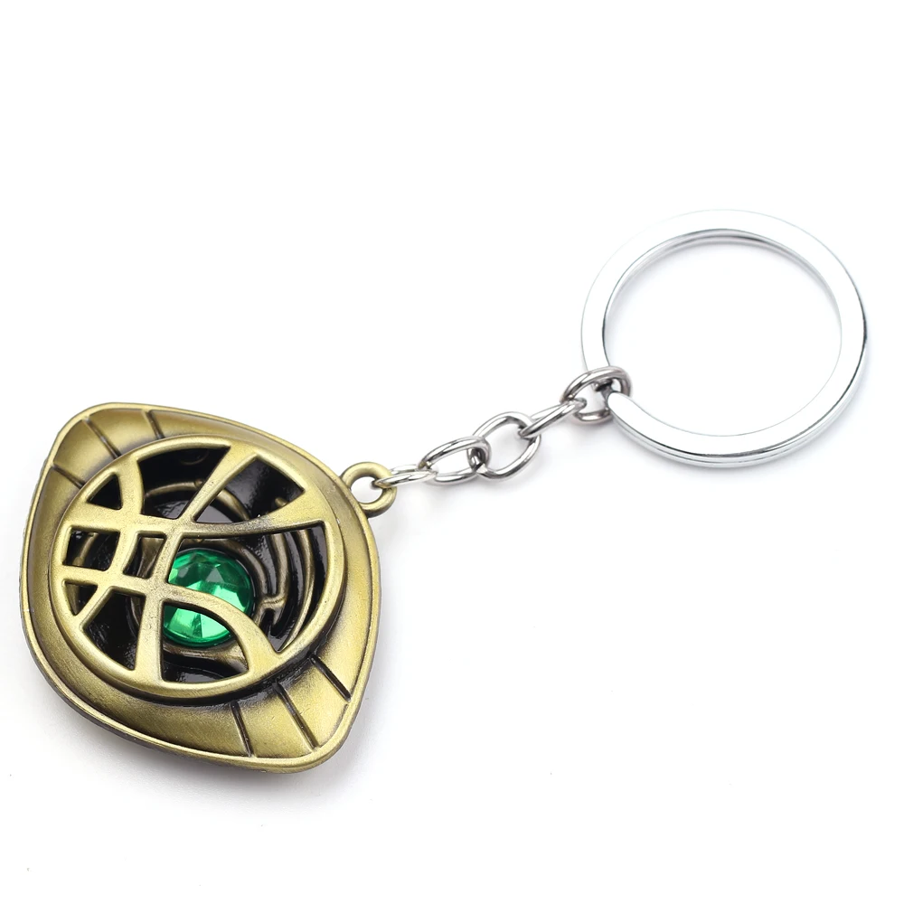 

Hot Film The Avengers Doctor Strange Key Chain Time The Original Stone Classic Movie Jewelry For Fans Collect Souvenir Gifts