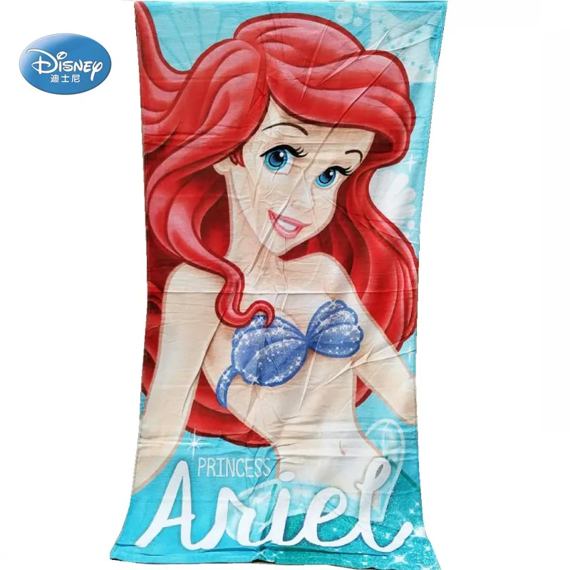 

Disney Mermaid Ariel Frozen Elsa 100% Cotton Teenager Girls Home Bath Beach Swimming Towel 70x140cm