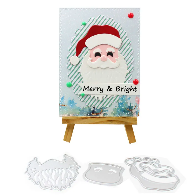 

YPP CRAFT 2018 New Santa Claus Metal Cutting Dies Stencils for DIY Scrapbooking/photo album Decorative Embossing DIY Paper Cards