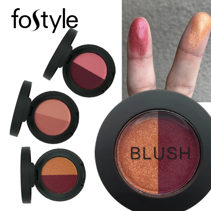 Red Blush with 6 Color Face Powder Blusher Cream Cosmetics for Professional Makeup Cheek Waterproof Blushes Palette | Красота и