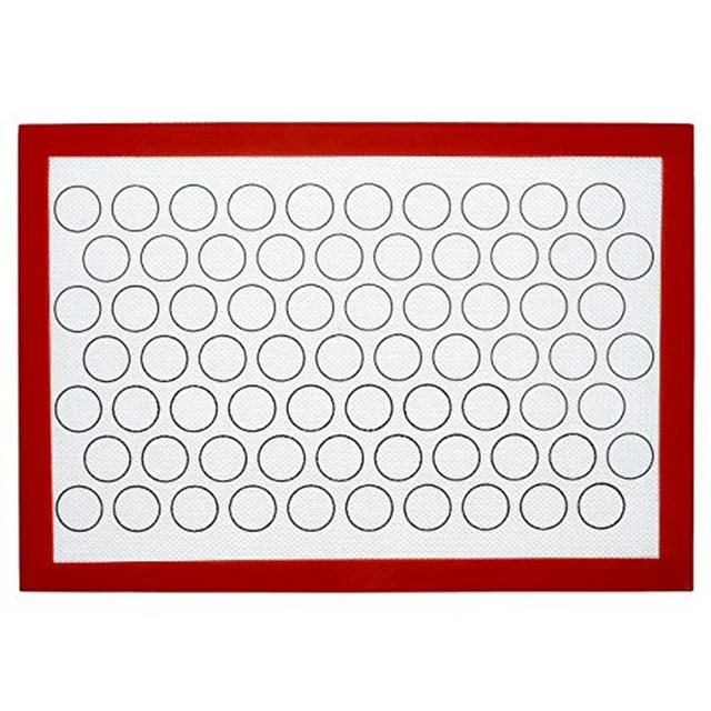 Best Offers Silicone Fibreglass Non Stick Silpat Baking Tray Oven Liner Dough Rolling Mat Pizza   Pastry Kitchen Gadgets Cooking Mat 