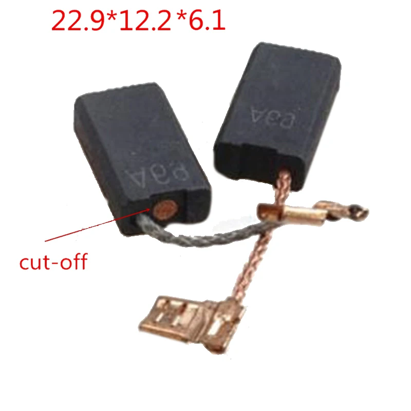 1 pair New Carbon Brushes Charcoal for Bosch GBH5-40D GSH500 GSH5 TSH5000 GSH5X A69