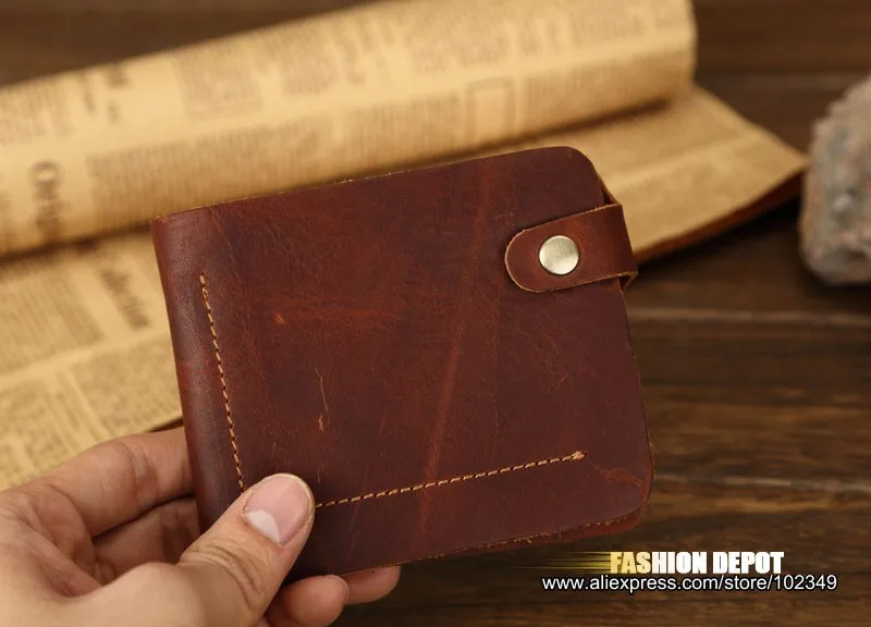 Genuine Leather wallet leather purse 5301-1# (17)