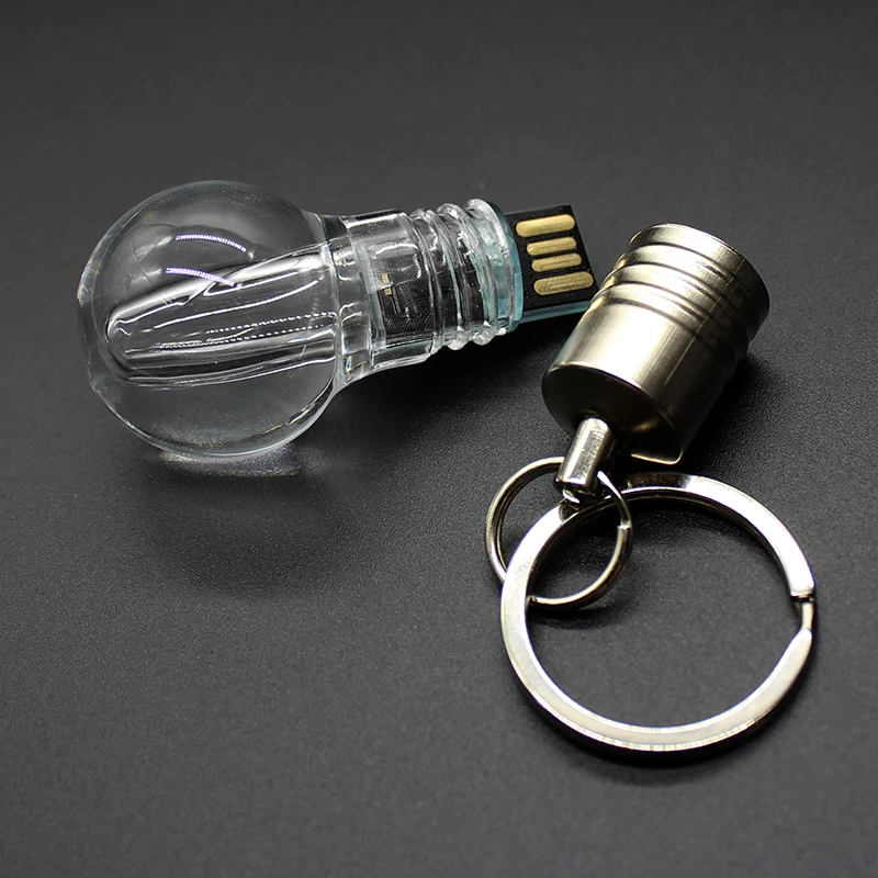Light Bulb USB Flash Drive 8GB 16GB 32GB 64GB usb stick Real Capacity