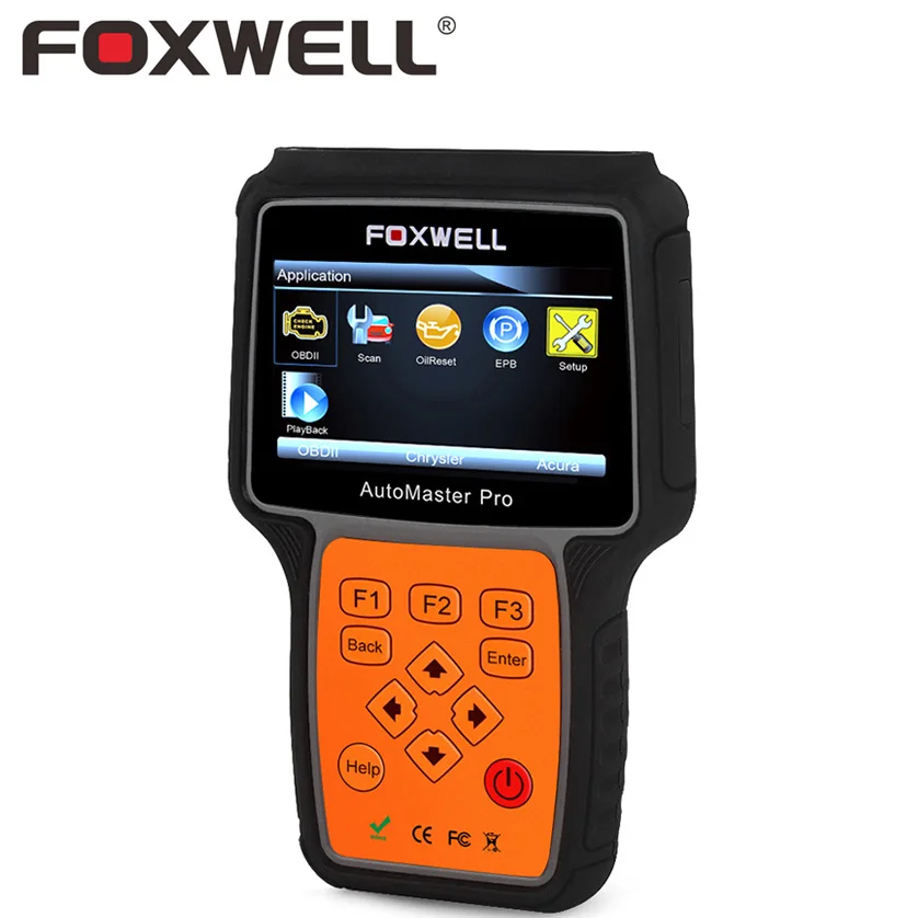 FOXWELL NT614 Car Transmission OBD2 Scanner ABS SRS Airbag Diagnostic