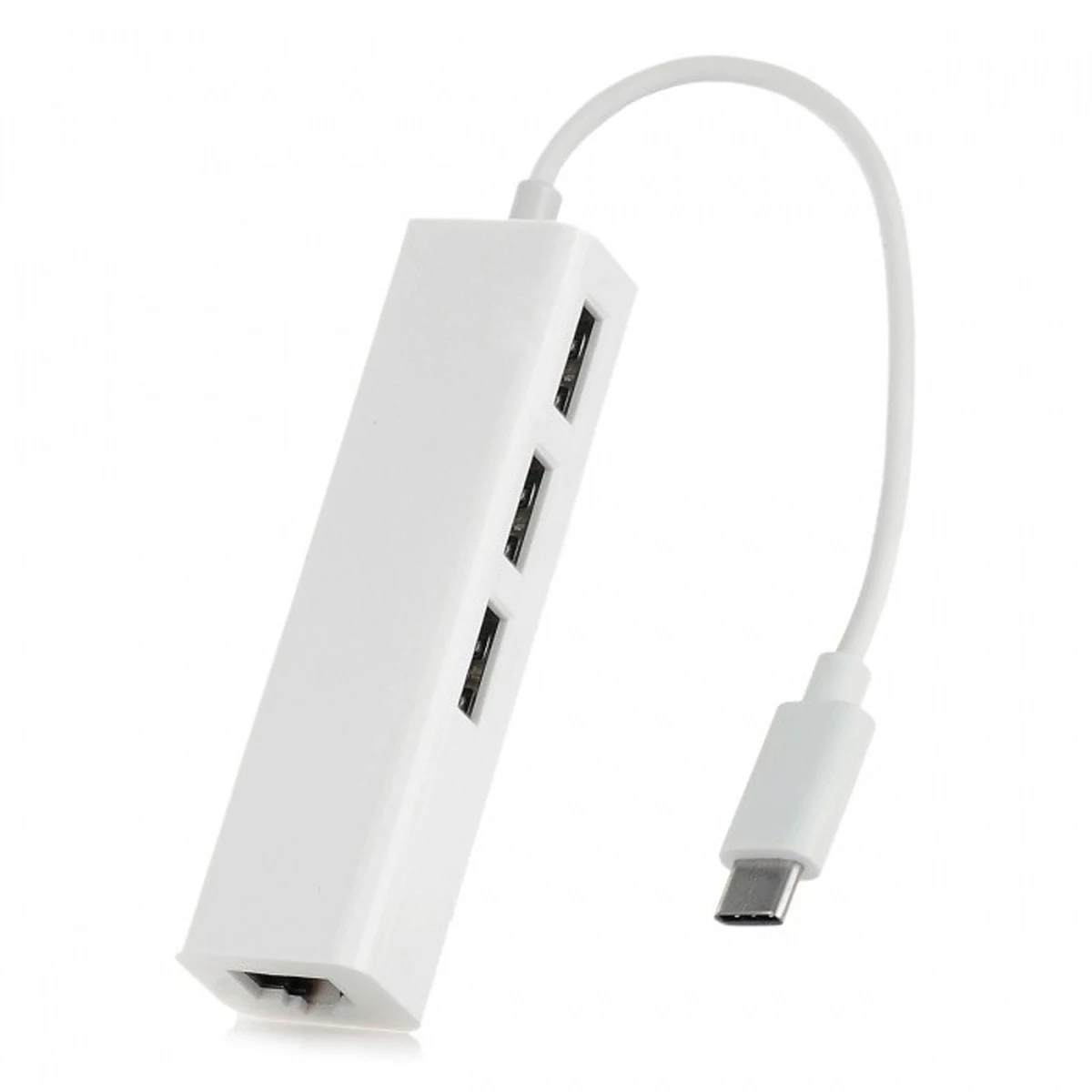 

Zihan USB 3.1 Type C USB-C Multiple 3 Ports Hub with Ethernet Network LAN Adapter For Macbook & Chromebook