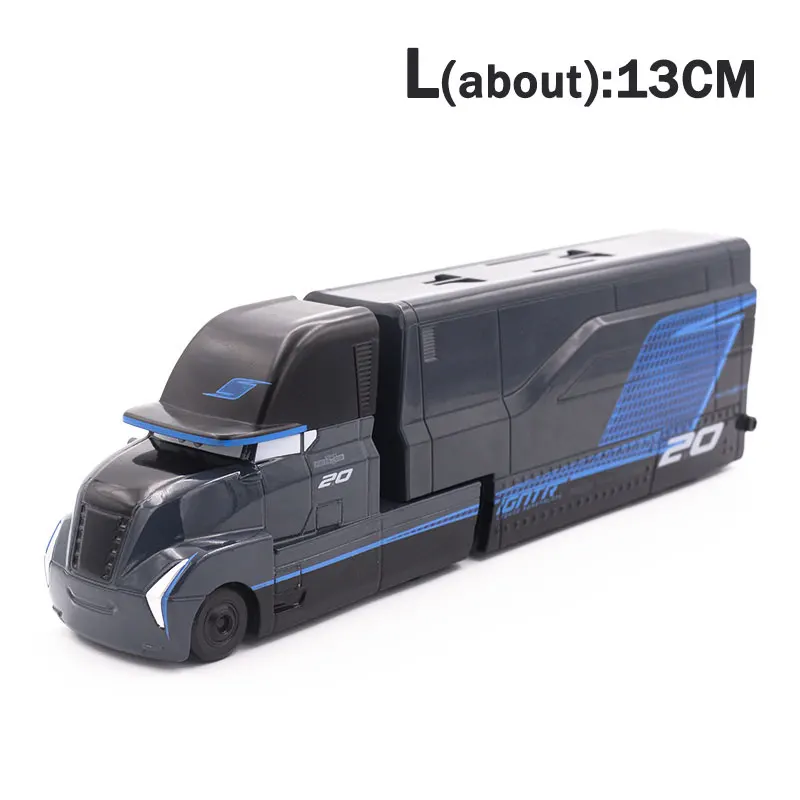 Pixar Cars 3 Miss Fritter Black Jackson Storm Mack Truck Smokey Daniel Swervez Diecasts металлический сплав автомобиля