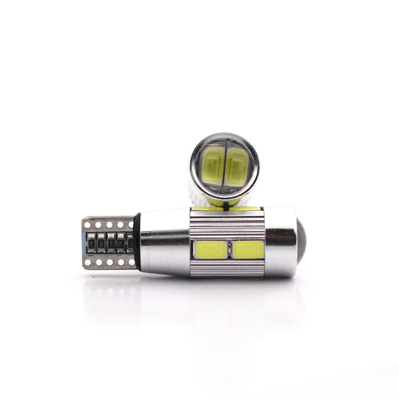 

1X car styling Car Auto LED T10 194 W5W Canbus 10 smd 5730 LED Light Bulb No error led light parking T10 LED Car Side Light