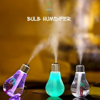 

LED Lamp Air USB Ultrasonic Humidifier For Home Essential Oil Diffuser Atomizer Air Freshener Mist Maker With LED Night Light