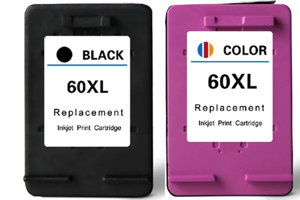 Reemplazo de cartucho de tinta para hp 60 xl para Deskjet serie 4400 F4440  F4480 F4435 4500 F4580 5500 D5560 D110a F2430 envidia impresora 120|ink  cartridge|ink cartridge for hpcartridge for hp - AliExpress