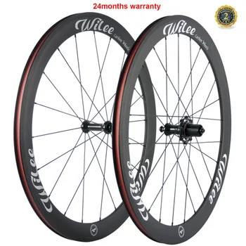 

Wilee Factory price Caron Wheelset 23 width 700C Road bicycle wheels 50mm bike wheelset