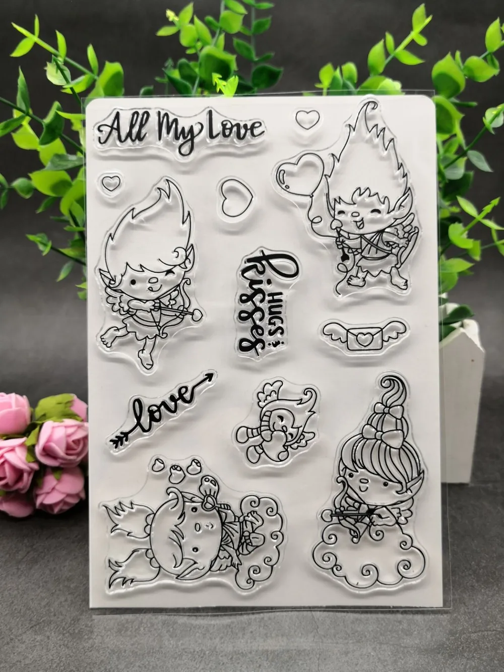 Spirit Clear Silicone Rubber Stamp for DIY scrapbooking/photo album