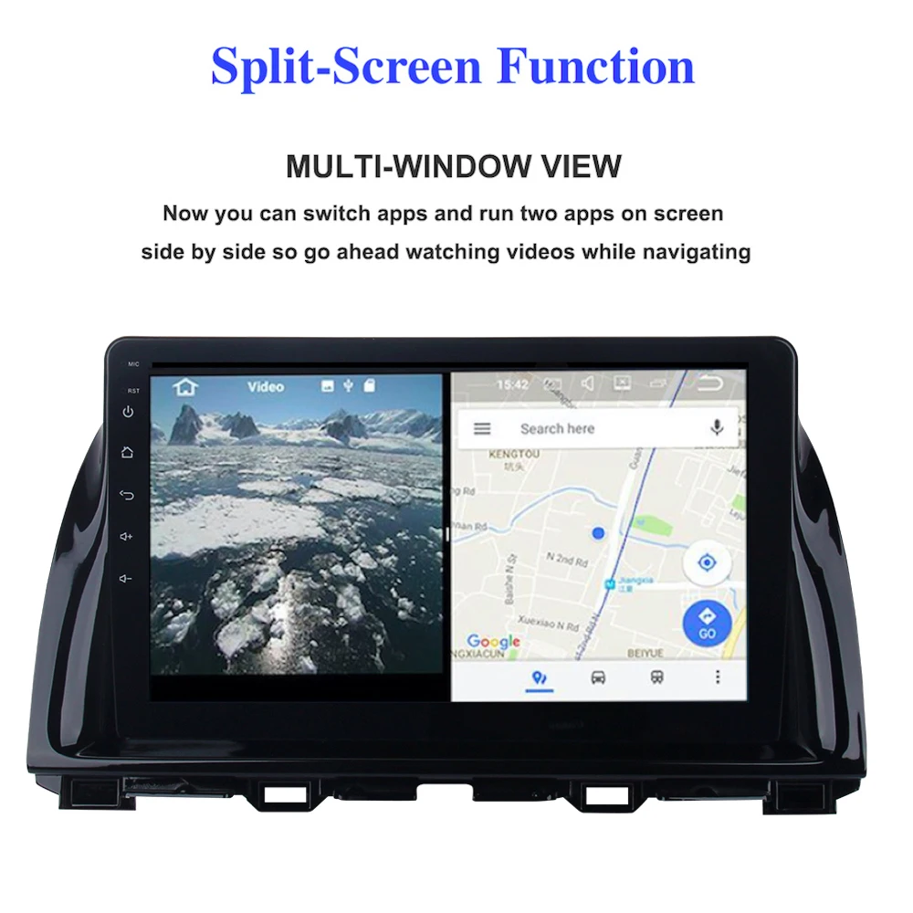 Top 1 DIN Car Multimedia for Mazda CX5 CX-5 Android 9.0 Radio GPS Navigation 2013 2014 2015 with 10.2" IPS Screen Support BOSE Amp 2 Top 1 DIN Car Multimedia for Mazda CX5 CX-5 Android 9.0 Radio GPS Navigation 2013 2014 2015 with 10.2" IPS Screen Support BOSE Amp 2