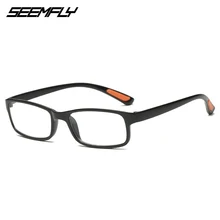 SEEMFLY TR90 очки для чтения женские сверхлегкие очки для дальнозоркости Мужские квадратные очки унисекс очки для дальнозоркости