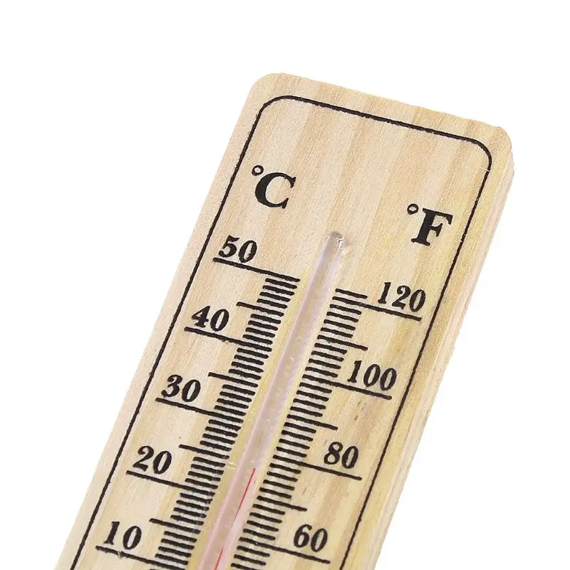 Настенный подвесной термометр Крытый Открытый Садовый дом гараж офисная комната подвесной регистратор-30~ 50℃/-20~ 120℉ деревянный цвет настенный
