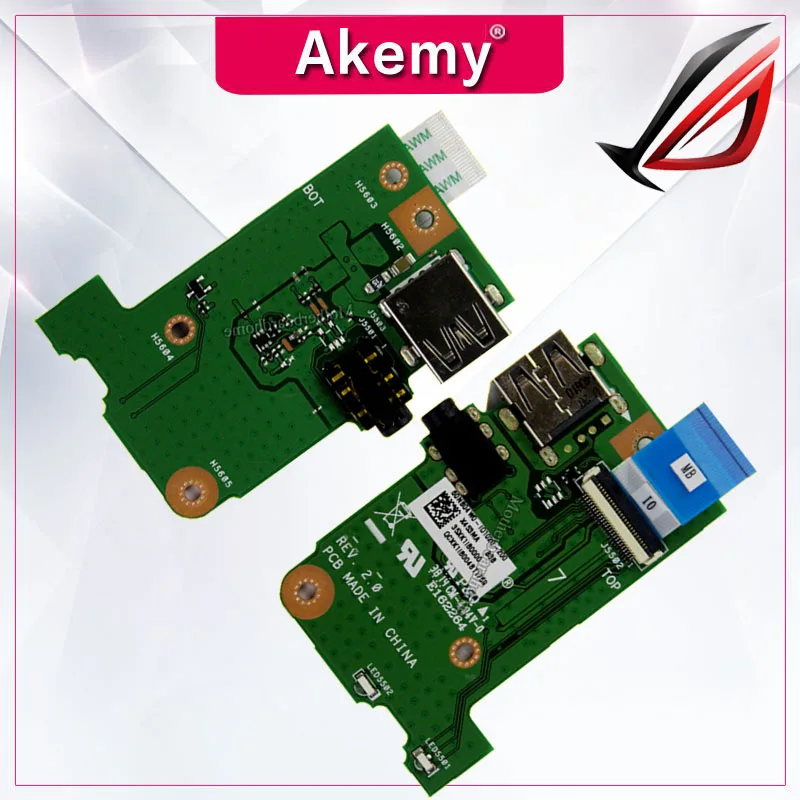 

Akemy original for asus X553S X553SA X503S F503S F553S K553S IO BOARD USB audio board