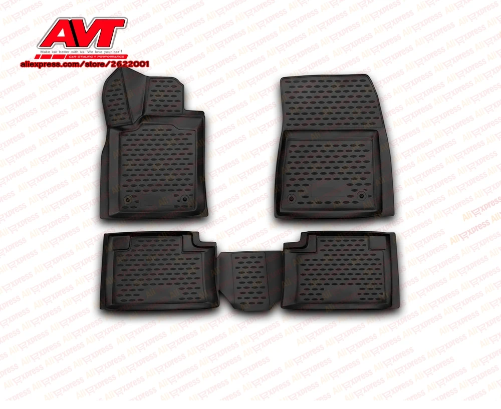 2014 Jeep Grand Cherokee Rubber Floor Mats