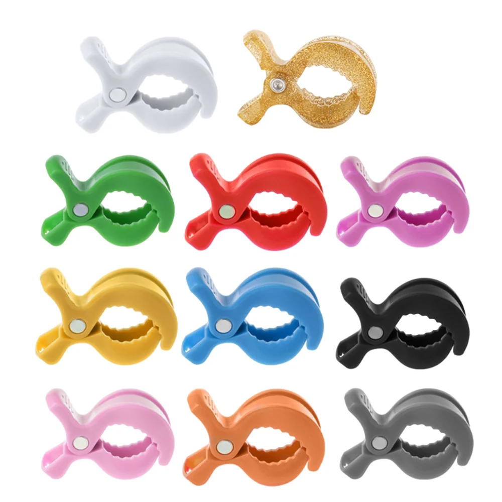 

New Colorful Baby blanket Accessories Toy Lamp Pram Stroller Peg To Hook Cover Blanket Clips