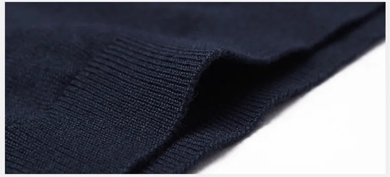 MuLs мужские пуловеры поло бизнес классический длинный рукав хлопок вязаный качественный свитер поло мужской плюс размер 3XL 4XL Топы