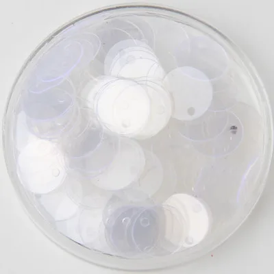 Issequins 600 шт 6 мм круглые Блестки DIY Швейные аксессуары Lentejuelas Para Manualidades ПВХ блестки для платья - Цвет: White Transparent