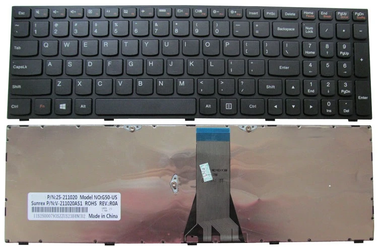 Yesvoo US Keyboard for Lenovo IdeaPad 300-15ISK 300-17ISK Z50-70 B50-45 Flex 2 15D G50 G50-45-ETW G50-70AT G50-70AT-ITH G50-70MA-IFI 300-15IBR 300-15ISK Type 80Q7 300-17ISK Type 80QH Z50-75 Yesvoo US Keyboard for Lenovo IdeaPad 300-15ISK 300-17ISK Z50-70 B50-45 Flex 2 15D G50 G50-45-ETW G50-70AT G50-70AT-ITH G50-70MA-IFI 300-15IBR 300-15ISK Type 80Q7 300-17ISK Type 80QH Z50-75
