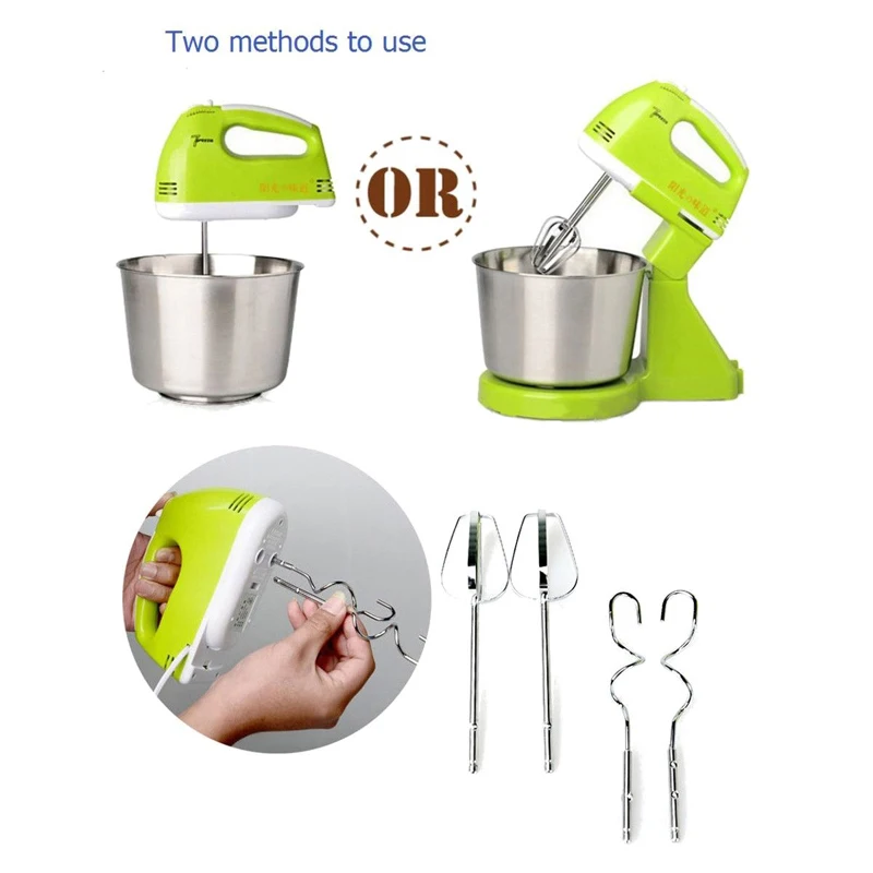 JX-LCLYL 7 Speed 220V Kitchen Electric Stand Mixer Hand Countertop Homemade Cakes Muffins