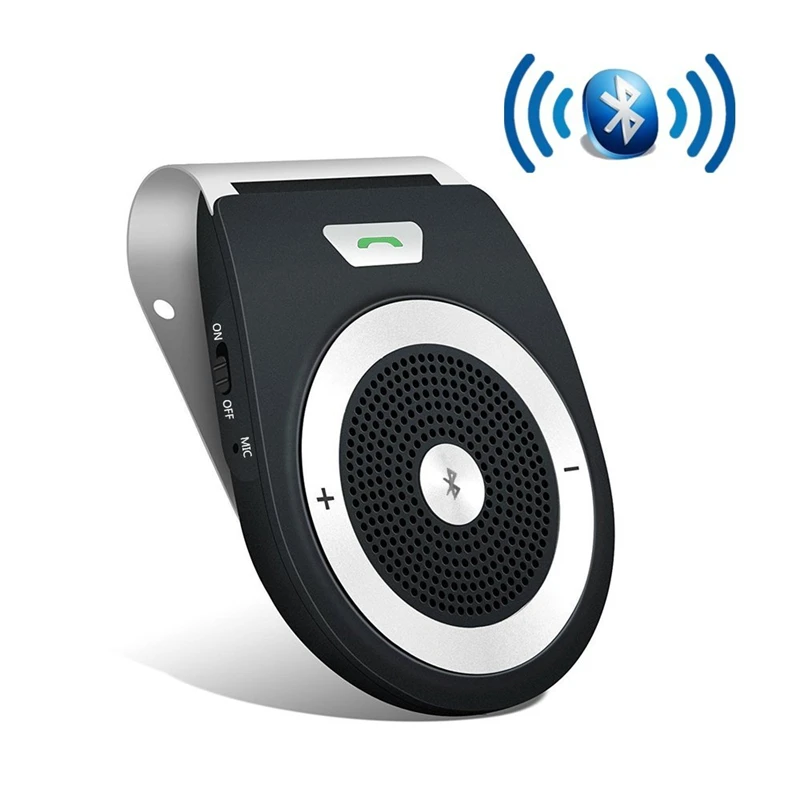

Multi-point Clip Sun Visor Bluetooth Car Kit V4.1 Handsfree Noise Cancelling Bluetooth Receiver Car Speakerphone