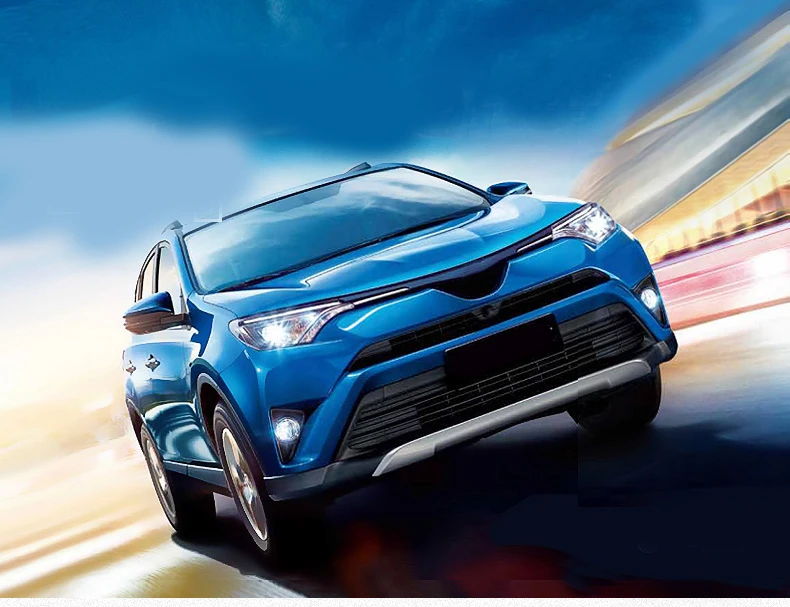 Автомобиль для укладки Дверь поручень Крышка Накладка для Toyota RAV4 RAV-4- интерьер дверная ручка подлокотник Чехлы для мангала отделкой Интимные аксессуары