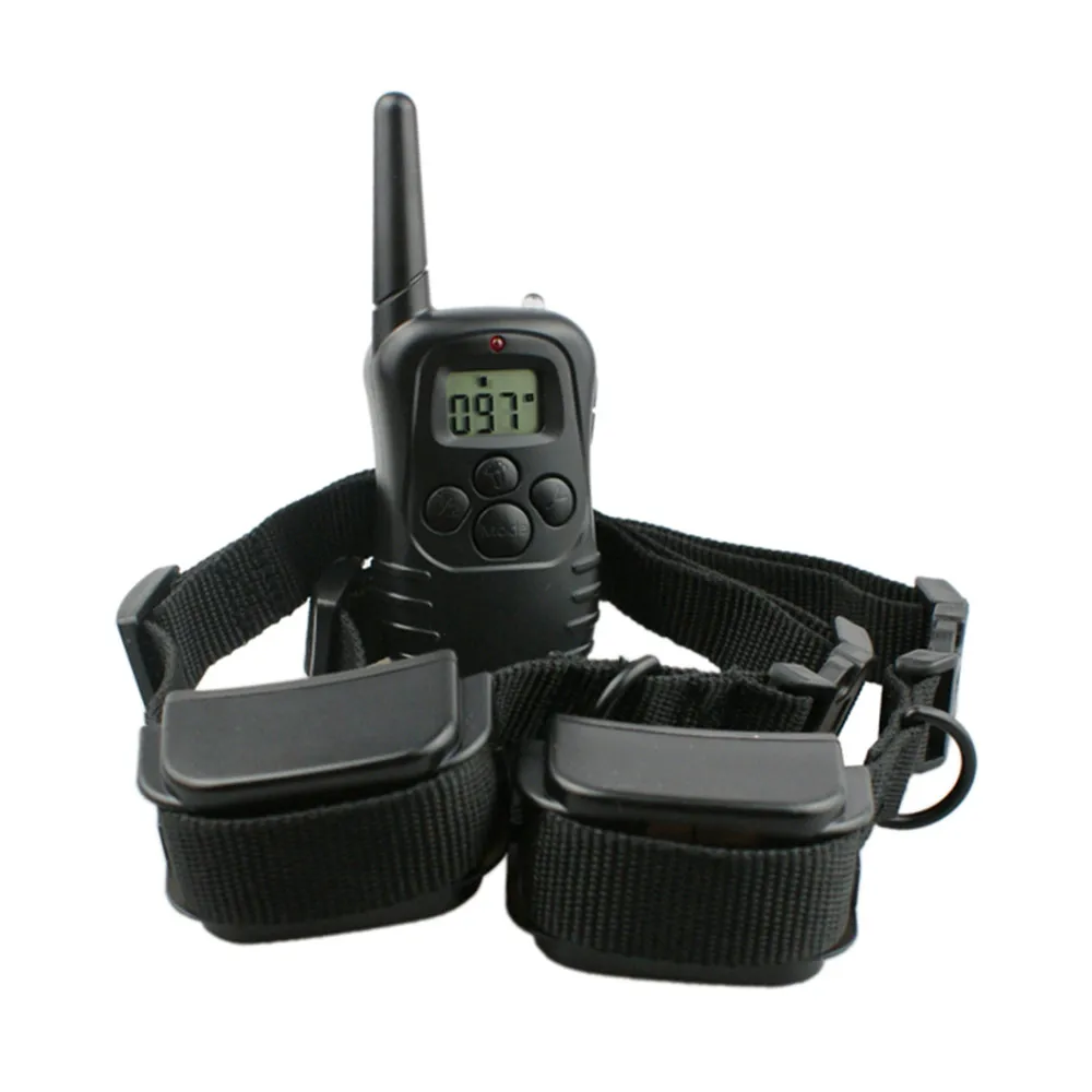 

Waterproof Vibration Bark Control Remote 300m Rechargeable Dog Training Shock Collar For 2 DogS