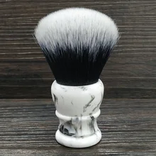 Dscosmetic barbeador de cabelo sintético 30mm, laço grande tuxedo escova de barbear feito à mão