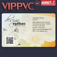 A40067-1 размер кредитной карты печатает пользовательские ПВХ карты