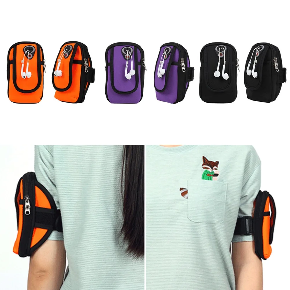 

6 Inch Armband For iPhone 7 Plus 8 Plus Case Sports GYM Phone Arm band For Samsung Galaxy S8 S7 Edge S9 Case Arm Belt Bag Pouch