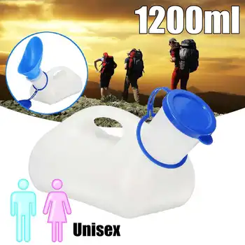 

1200ML Unisex Portable Urine Urinal Toilet Aid Bottle For Traveling Camping Outdoor+Feminine Adapter