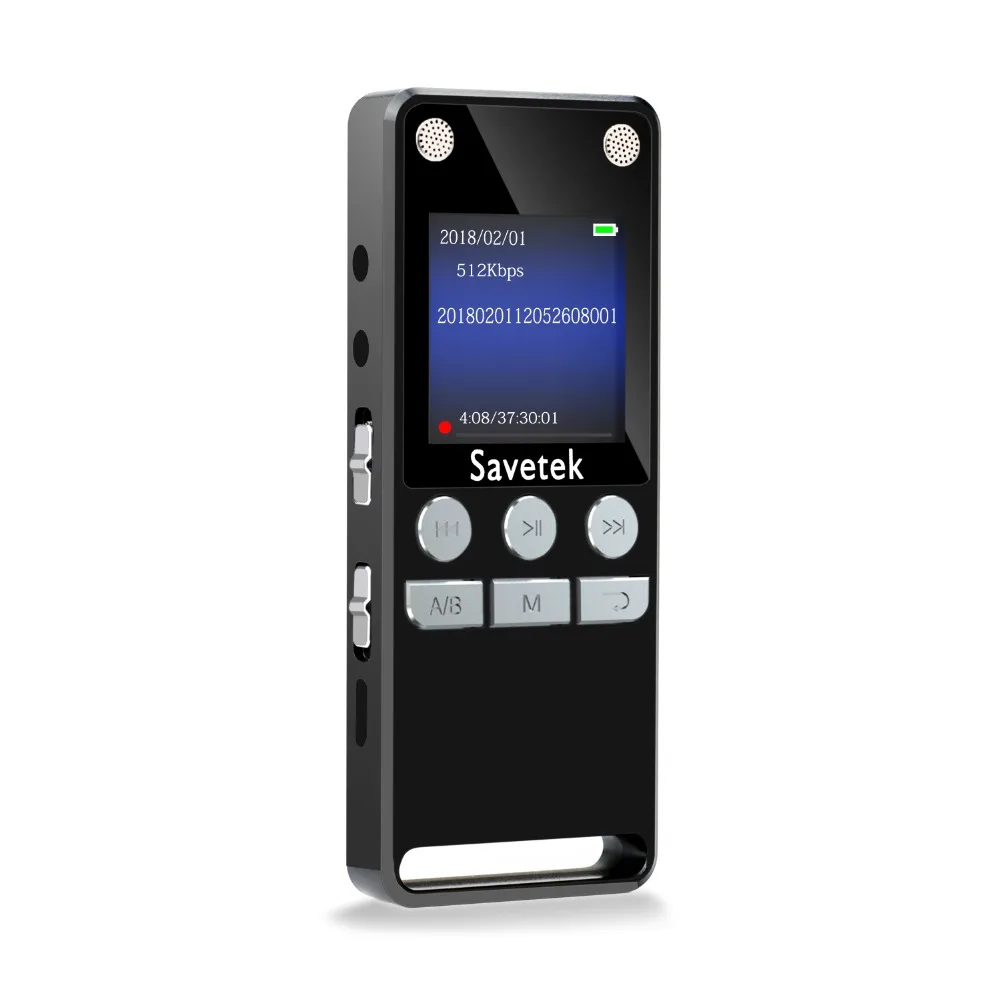 

Professional Voice Activated Digital Audio Voice Recorder 8GB USB Pen Non-Stop 50hr Recording PCM 1536Kbps Hi Fi Mp3 Player