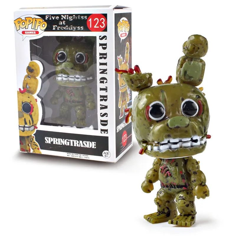 Five Nights at Freddy's  Action Figure Hand puppet FNAF Brinquedoes Doll Unicorn Freddy PVC Toys Christmas Gift 10CM (11)