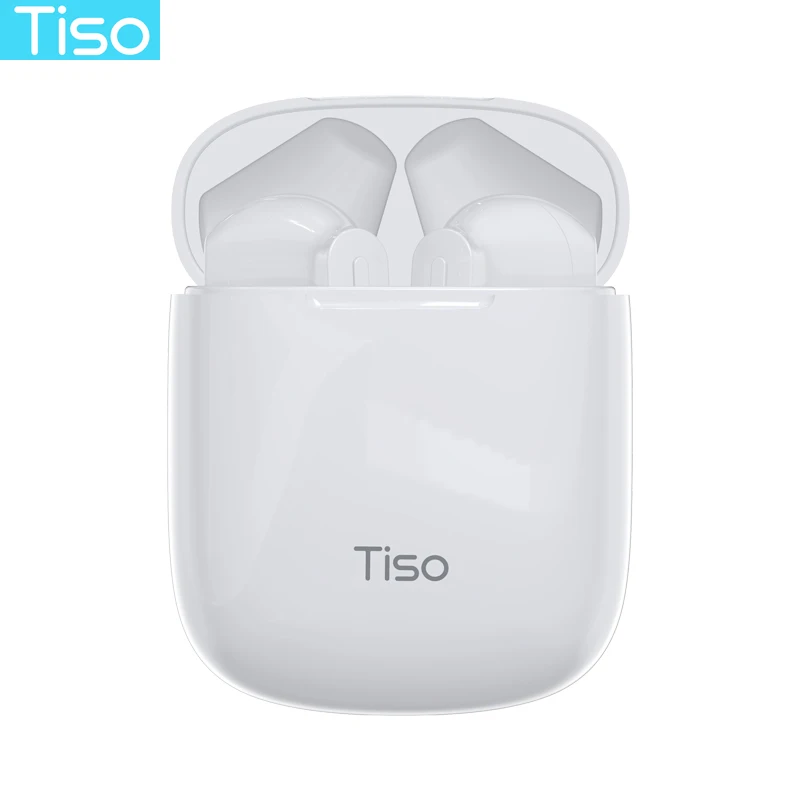 Tiso 13 мм колонки Bluetooth 5,0 наушники 6D настоящие беспроводные стерео наушники HD TWS IPX5 Водонепроницаемая гарнитура с двойным микрофоном