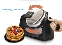 Бытовой вафельный машина Multi-функция автоматического двойной нагрева вращающегося Muffin Baker электрические противень 26030-CN