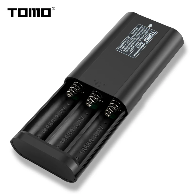 Оригинальное умное зарядное устройство TOMO P3 5 В 2 А чехол для аккумулятора 3x18650