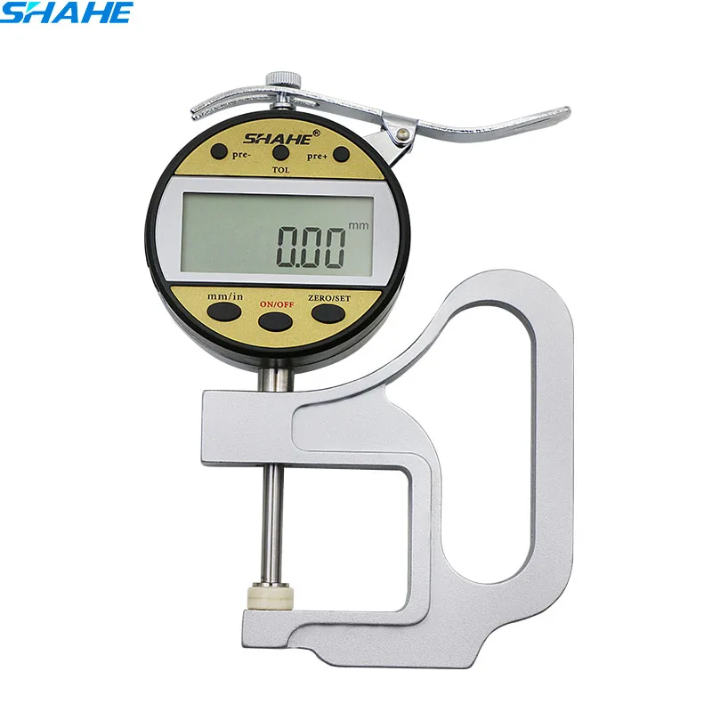 0.01mm 0 25mm thickness gauge high precision Digital LCD leather thickness gauge thickness meter