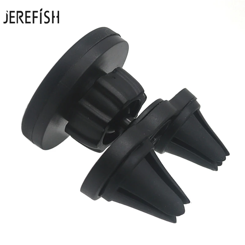 

JEREFISH Magnet Air Vent Cell Phone Car Mount with Secure Double Clamp Grip Compact Durable Magnetic Car Phone Holder for Phones