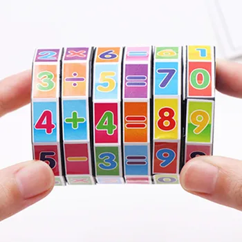 

2 pcs/lot Mathematics Digital Cube The magic cube of children's educational aids