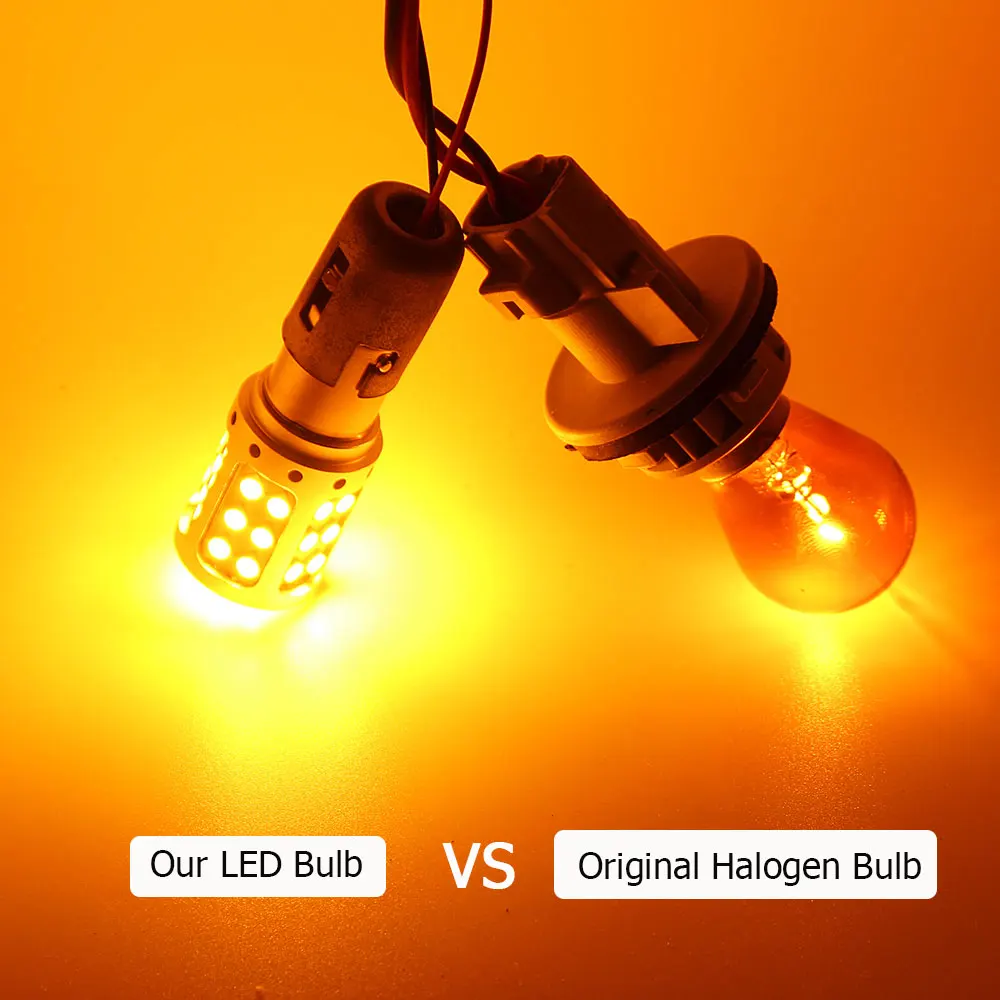 2x BOSMAA T20 7440 W21W 7443 W21/5 W 36-SMD светодиодный светильник CanBus без ошибок для автомобиля поворотник светильник/задний светильник без вспышки желтый белый@ 12V